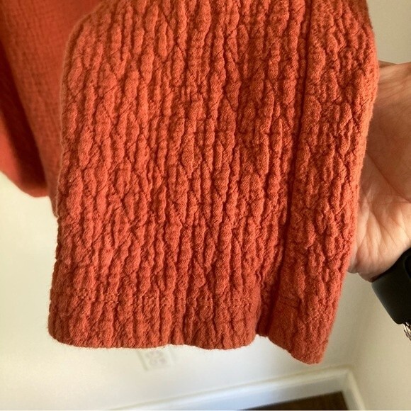 Saturday Sunday Women’s Anthropologie Aurelia Long Sleeve Criss Cross Top Size M - Picture 6 of 9